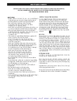 Preview for 10 page of Gerni VAC 1320 Dry Instructions For Use Manual