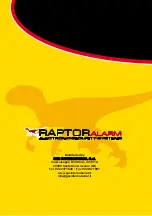 Preview for 20 page of GES INTERNATIONAL RAPTOR ALARM ANF2059 Installation And Operating Manual