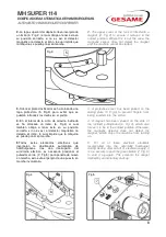 Preview for 8 page of GESAME MH Super 114 Instruction Manual