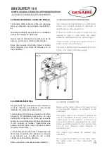 Preview for 10 page of GESAME MH Super 114 Instruction Manual