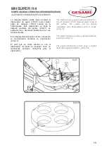 Preview for 15 page of GESAME MH Super 114 Instruction Manual