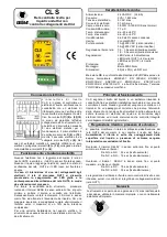 Gesint CL S Quick Start Manual предпросмотр