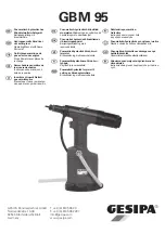 Preview for 1 page of Gesipa GBM 95 Operating Manual With Spare Parts List