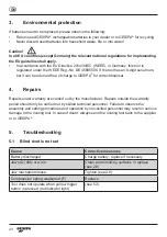 Preview for 20 page of Gesipa PowerBird Operating Manual With Spare Parts List