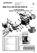 Gespasa IRON-75 230 VAC Instruction Manual preview