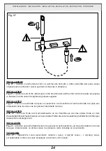 Предварительный просмотр 24 страницы Gessi 32931 Basic Installation And Maintenance