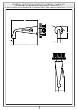 Предварительный просмотр 2 страницы Gessi cono 45088 Manual