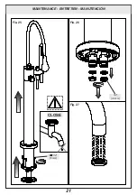 Предварительный просмотр 21 страницы Gessi goccia 24980 Manual