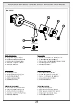 Preview for 32 page of Gessi Goccia 33681 Manual