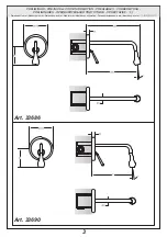 Preview for 3 page of Gessi Goccia 33682 Manual