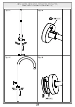 Preview for 28 page of Gessi GOCCIA 33973 Manual