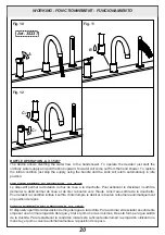 Предварительный просмотр 20 страницы Gessi goccia 35237 Manual