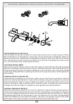 Предварительный просмотр 10 страницы Gessi MIMI 31113 Bath Mixing Program