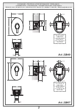 Preview for 2 page of Gessi OVALE 23049 Manual