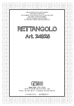 Gessi Rettangolo 24925 Manual preview