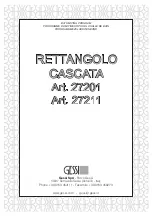 Preview for 1 page of Gessi RETTANGOLO CASCATA 27201 Bath Mixing Program