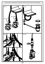 Предварительный просмотр 23 страницы Gessi RIFLESSI 38301 Manual