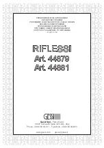 Предварительный просмотр 1 страницы Gessi RIFLESSI 44879 Manual