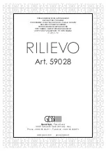 Gessi RILIEVO 59028 Manual предпросмотр