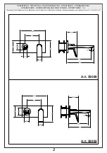 Предварительный просмотр 2 страницы Gessi RIVIEVO 59089 Manual