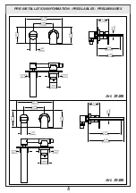 Предварительный просмотр 5 страницы Gessi VIA MANZONI 39288 Manual