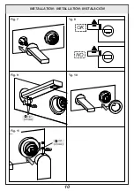 Предварительный просмотр 10 страницы Gessi VIA MANZONI 39288 Manual