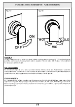 Предварительный просмотр 14 страницы Gessi VIA MANZONI 39288 Manual