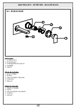 Предварительный просмотр 15 страницы Gessi VIA MANZONI 39288 Manual