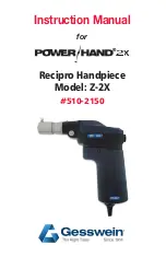 Предварительный просмотр 1 страницы Gesswein POWER HAND 2X Z-2X Instruction Manual