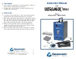 Gesswein Ultramax Mini Instruction Manual предпросмотр