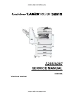 Предварительный просмотр 1 страницы Gestetner A265 Service Manual