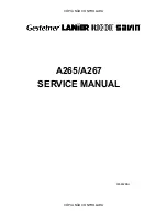 Preview for 5 page of Gestetner A265 Service Manual