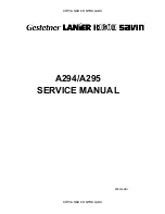 Preview for 5 page of Gestetner A294 Service Manual