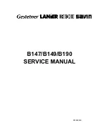 Preview for 5 page of Gestetner B147 Service Manual