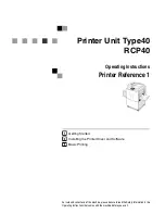 Preview for 289 page of Gestetner CP6244 Operating Instructions Manual