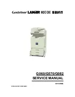 Gestetner G060 Service Manual preview