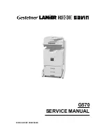 Preview for 5 page of Gestetner G060 Service Manual