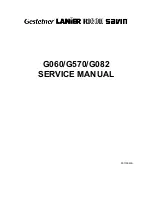 Preview for 9 page of Gestetner G060 Service Manual