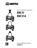 Предварительный просмотр 1 страницы GESTRA BW 31 Installation Instructions Manual