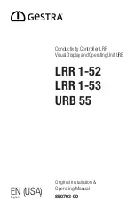 GESTRA LRR 1-52 Original Installation & Operating Manual preview