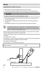 Предварительный просмотр 18 страницы GESTRA NRG 10-52 Original Installation & Operating Manual