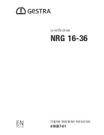 Preview for 1 page of GESTRA NRG 16-36 Original Installation Instructions