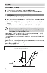 Preview for 25 page of GESTRA NRGS 15-1 Original Installation & Operating Manual