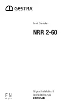 Preview for 1 page of GESTRA NRR 2-60 Original Installation & Operating Manual