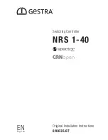 GESTRA NRS 1-40 Original Installation Manual preview