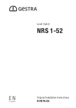 Предварительный просмотр 1 страницы GESTRA NRS 1-52 Original Installation Instructions