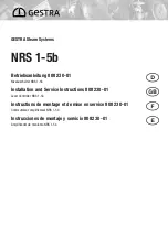 GESTRA NRS 1-5b Installation And Service Instructions Manual предпросмотр