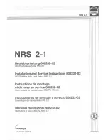 GESTRA NRS 2-1 Installation And Service Instructions Manual preview