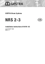 GESTRA NRS 2-3 Installation Instructions Manual preview