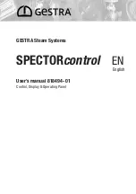 GESTRA SPECTORcontrol User Manual предпросмотр